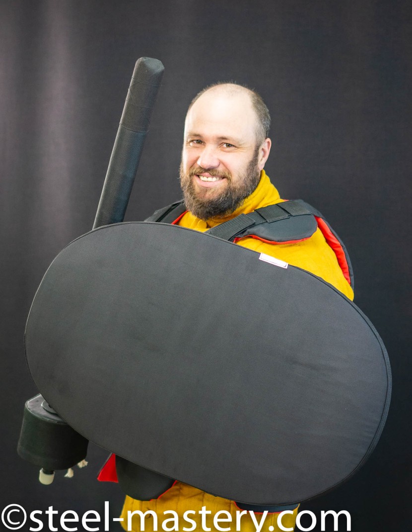 SOFT ARMOR OVAL SHIELD  photo made by Steel-mastery.com