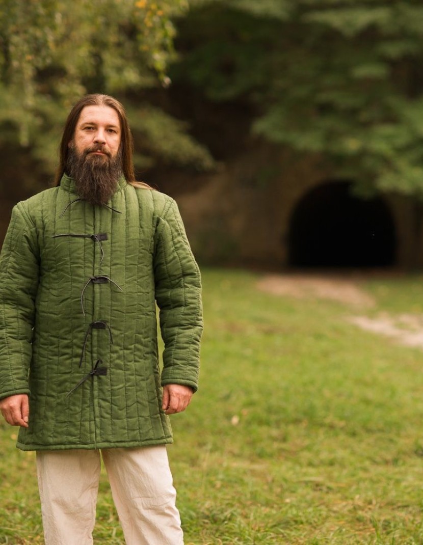 Medieval gambeson and cotton Eastern Pants photo made by Steel-mastery.com