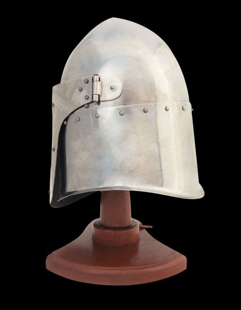 Fencing helmet photo made by Steel-mastery.com