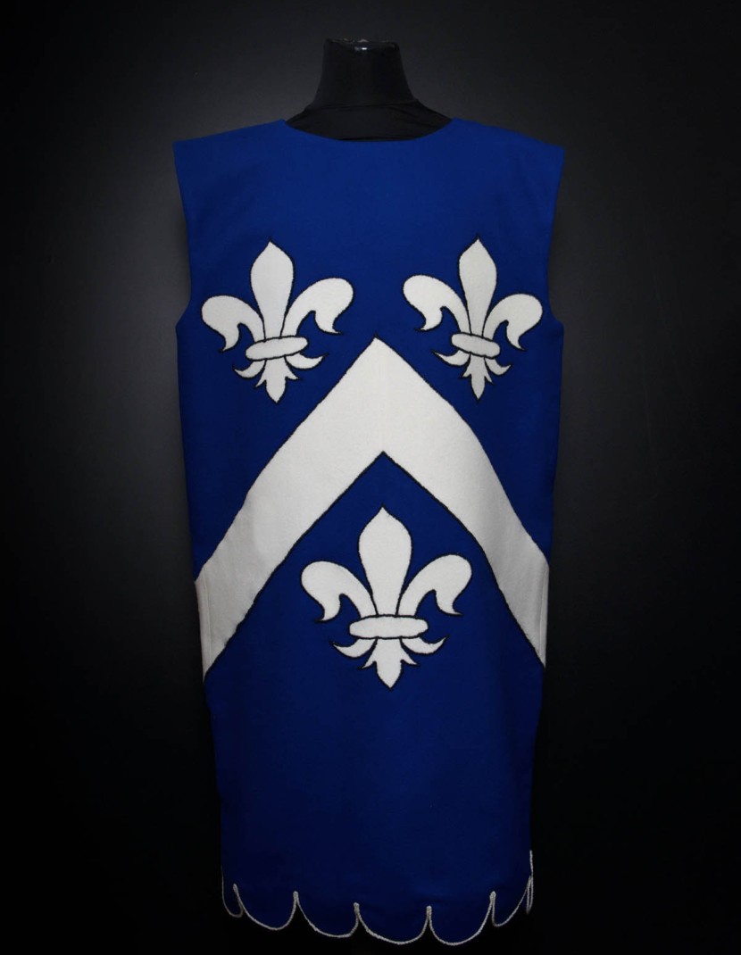 Tabard with French lilies (Fleur-de-lis)  photo made by Steel-mastery.com