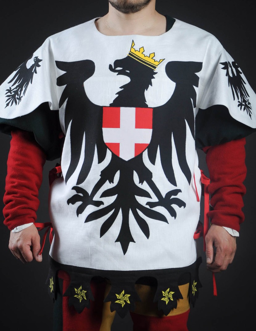 Tabard with black eagle with crown photo made by Steel-mastery.com