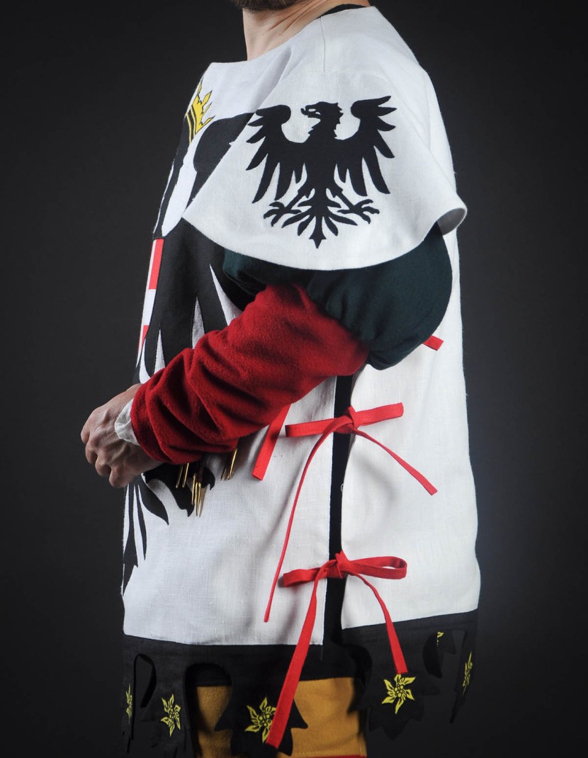 Tabard with black eagle with crown photo made by Steel-mastery.com
