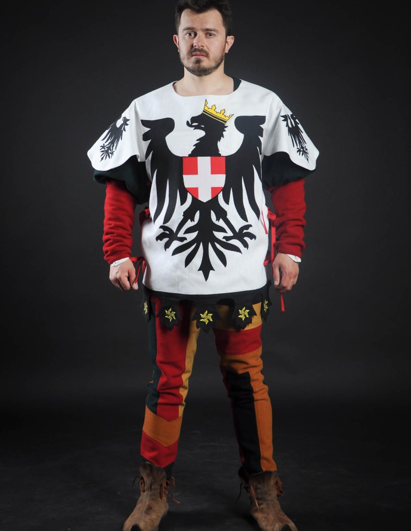 Tabard with black eagle with crown photo made by Steel-mastery.com