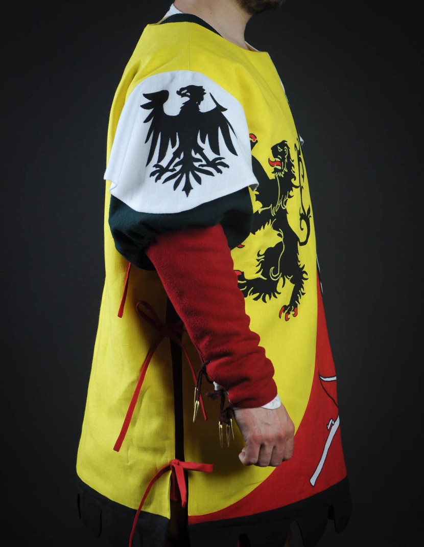 Tabard with lion, crossbow and half-eagle photo made by Steel-mastery.com