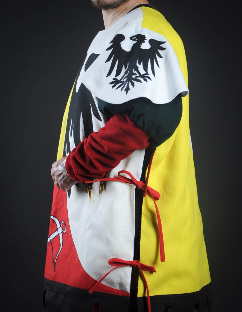 Tabard with lion, crossbow and half-eagle photo made by Steel-mastery.com