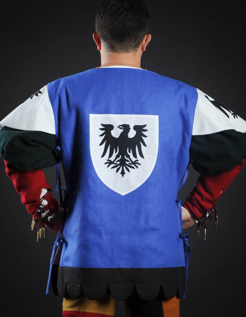 Quarter colored tabard with unicorn photo made by Steel-mastery.com