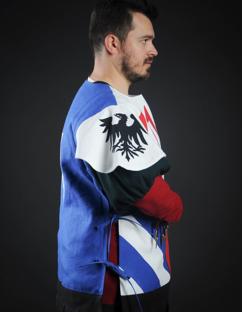 Quarter colored tabard with unicorn photo made by Steel-mastery.com