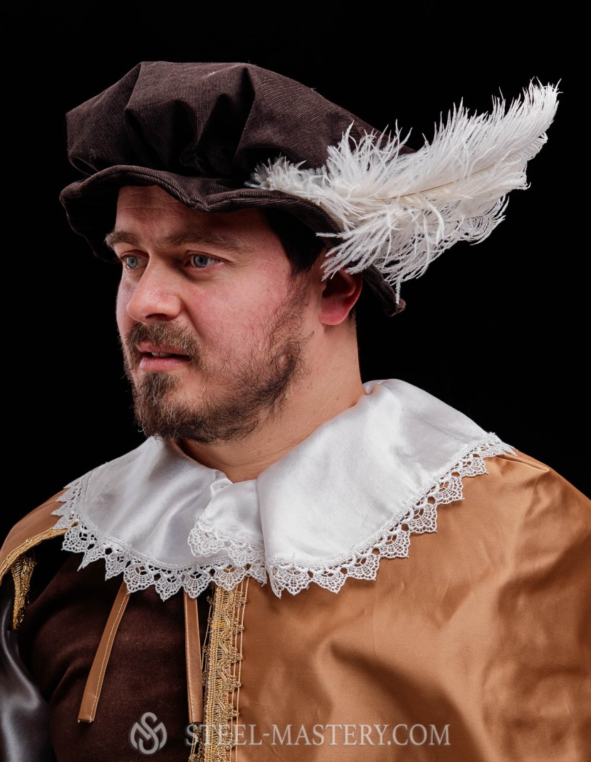 Men renaissance costume with cape photo made by Steel-mastery.com