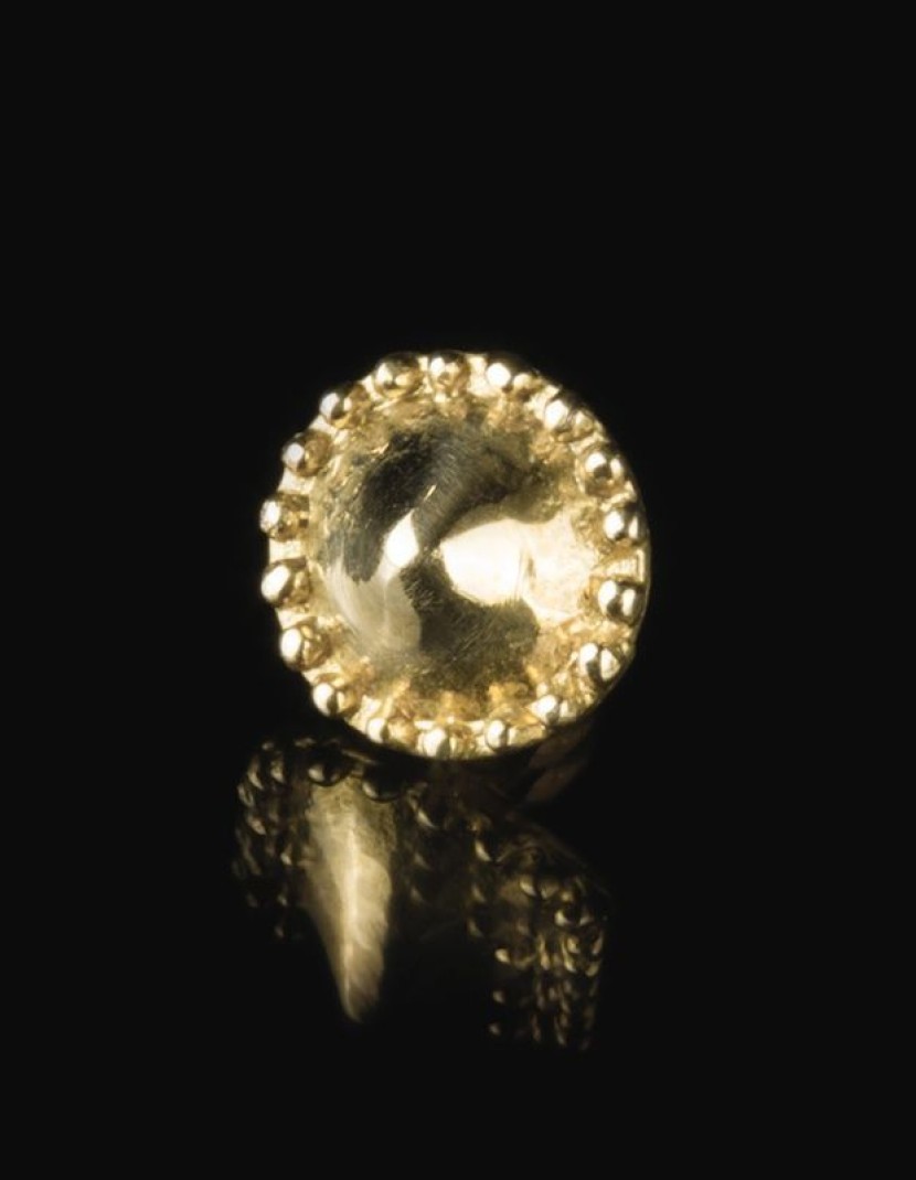 Medieval decorative button, XIV century 64 pcs in stock  photo made by Steel-mastery.com