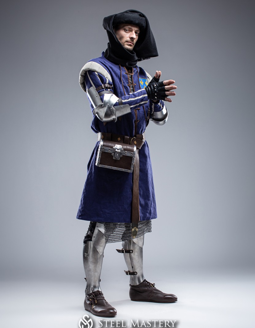 Vernon Roche's Blue Stripes Outfit (world of "The Witcher 3: Wild Hunt) photo made by Steel-mastery.com