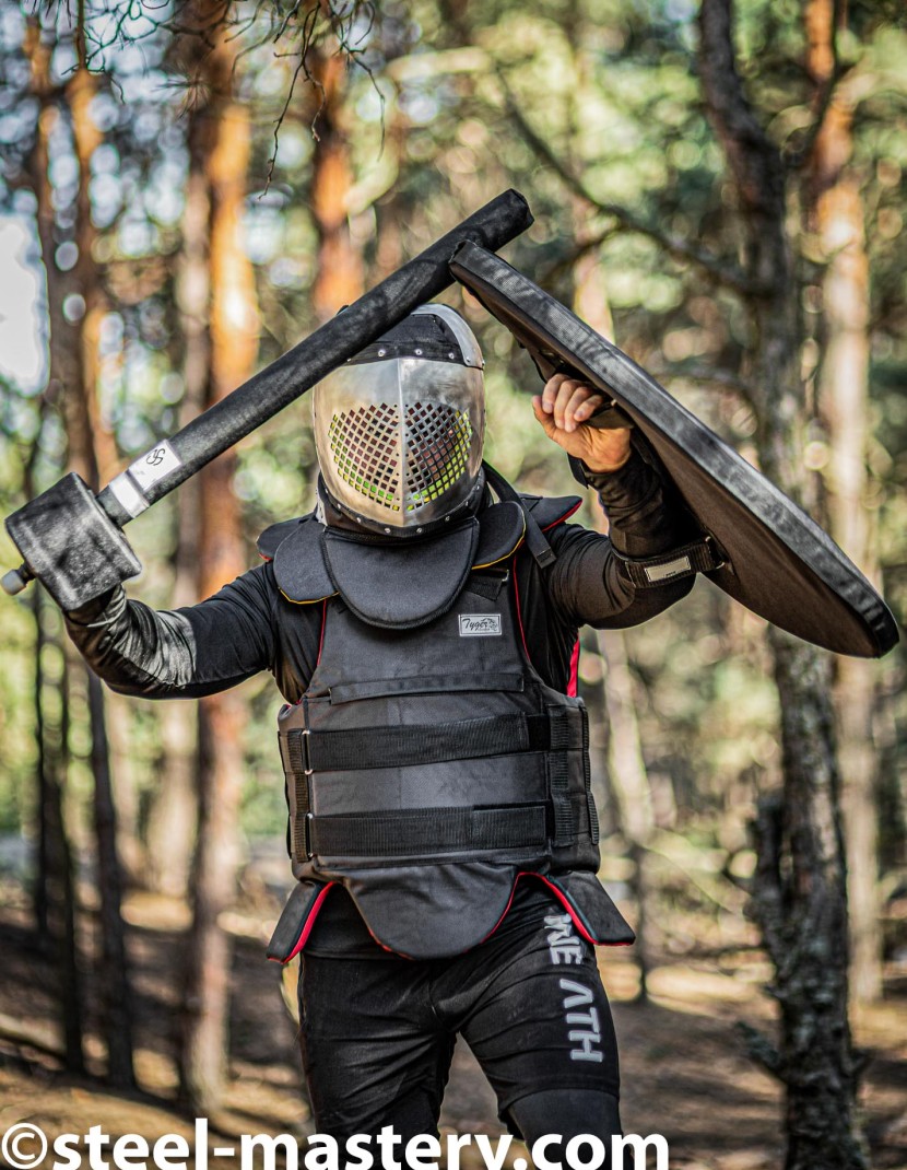 Soft armor Triangle shield photo made by Steel-mastery.com