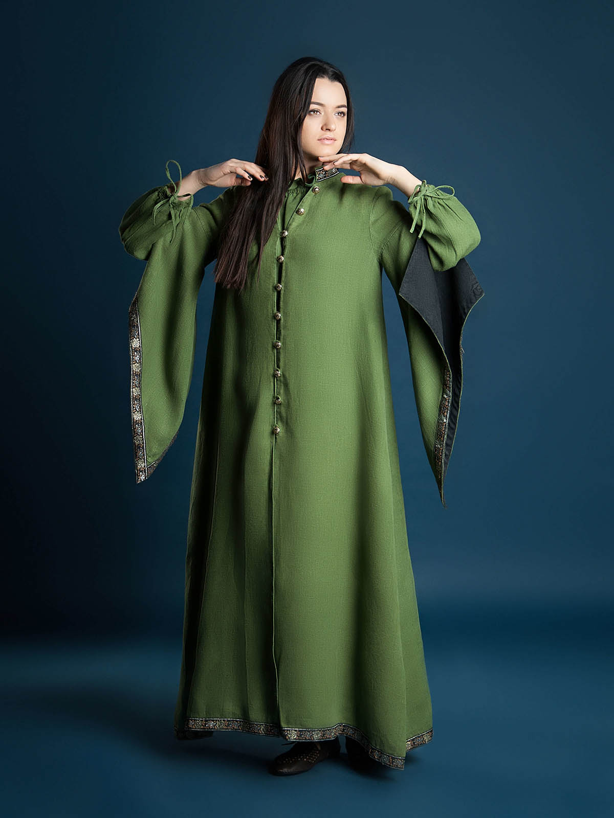 Long coat with wide sleeves - new photos! 